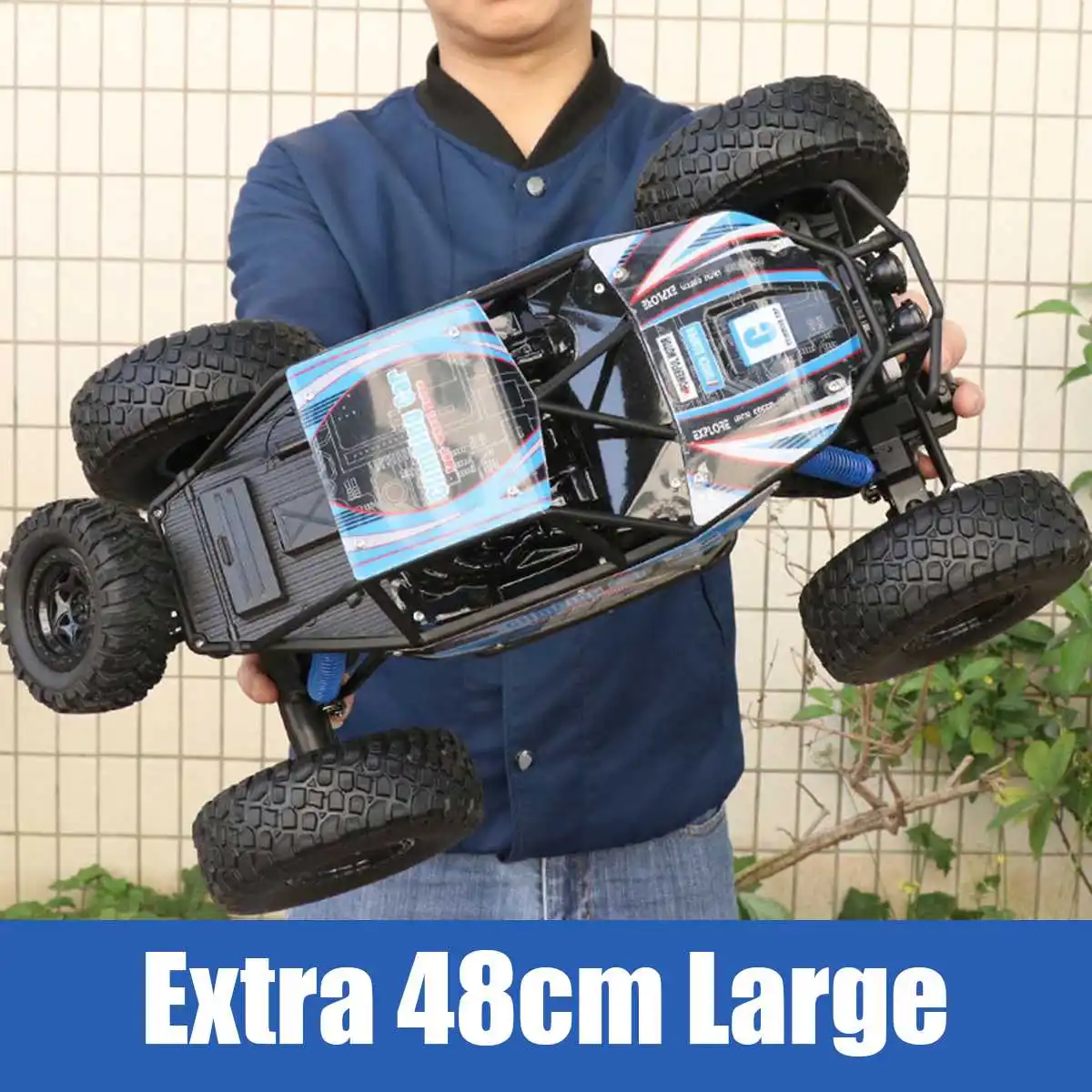 

1:10 48cm 18.9inch RC Cars 2.4G Radio Control 4WD Off-road Electric Vehicle Monster Remote Control Car Gift Boys Children Toys