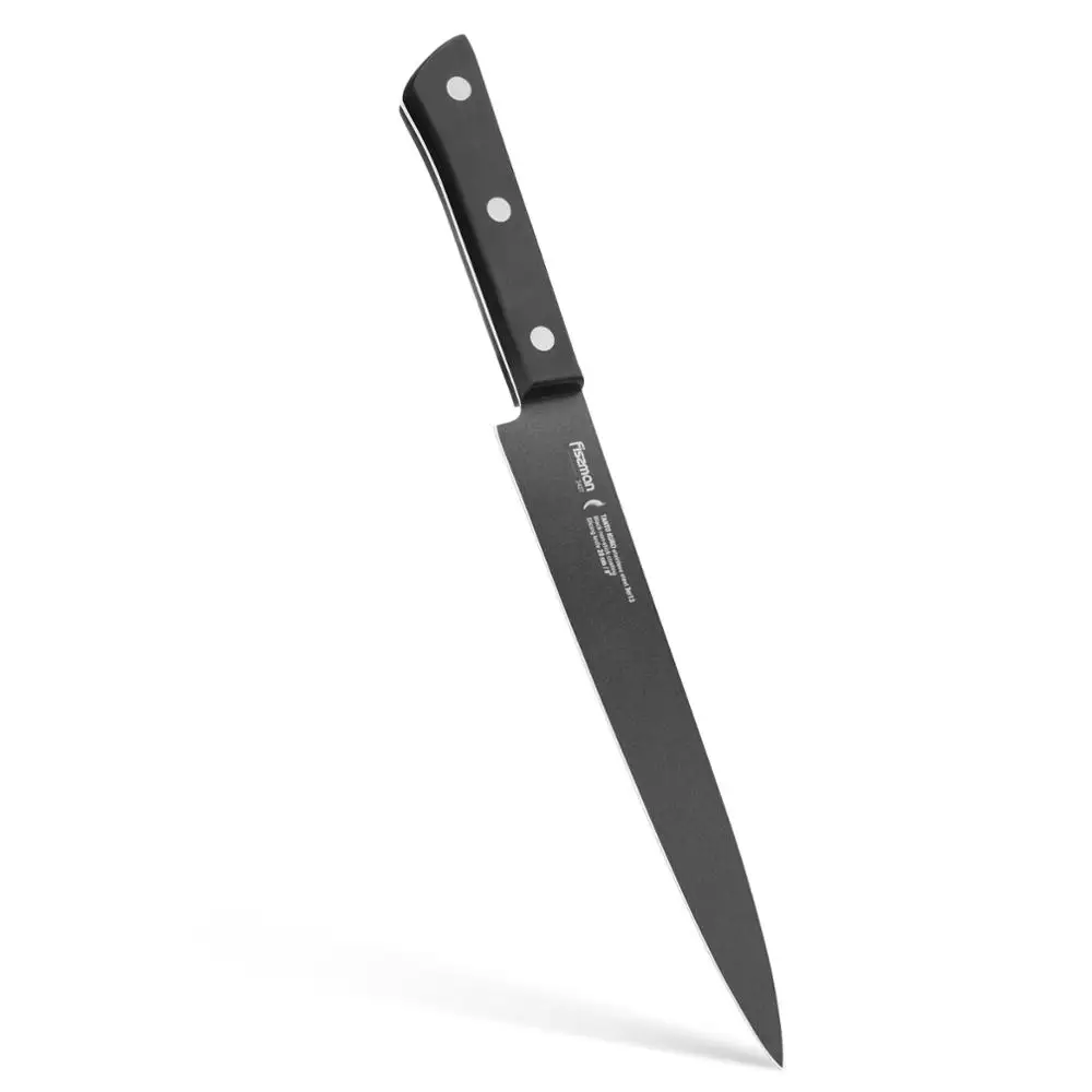 Fissman нож для нарезки Tanto японская сталь 3Cr13 антипригарное покрытие кухонные