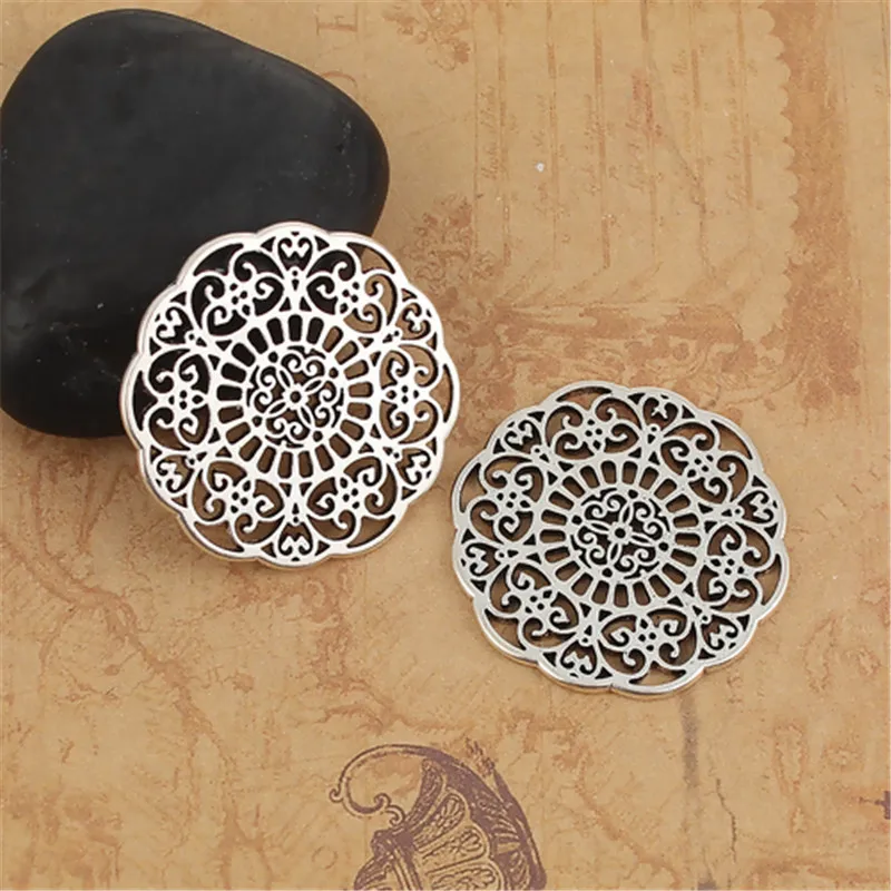 DoreenBeads цинковые сплавы разъемы серебряного цвета филигранные шармы DIY фурнитура