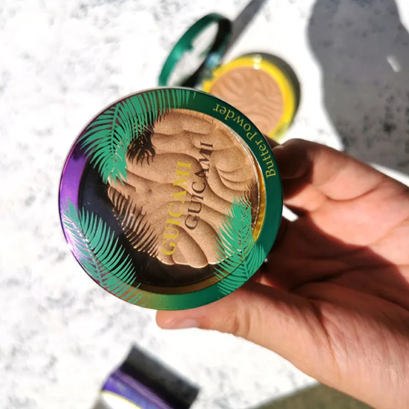 Гуиками масло кокосового ореха прессованный порошок яркий цвет кожи создает