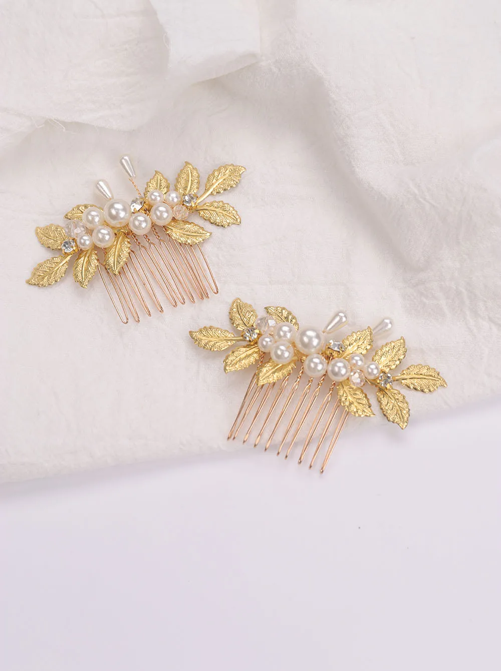 Свадебные аксессуары для волос Свадебная шляпа винтажная Золотая расческа