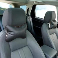 car seat pillow leather auto supplies neck pillow auto safety headrest