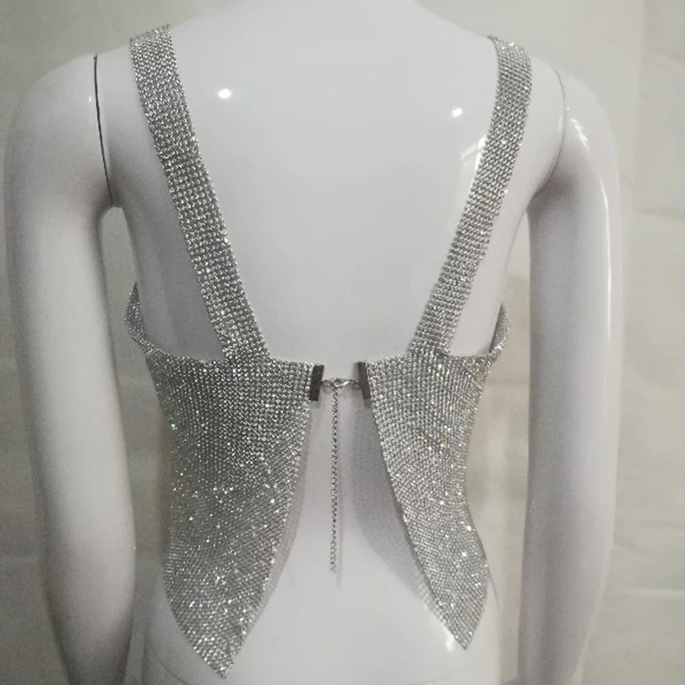 Цепочка для тела ювелирные изделия с кристаллами хип хоп женские украшения