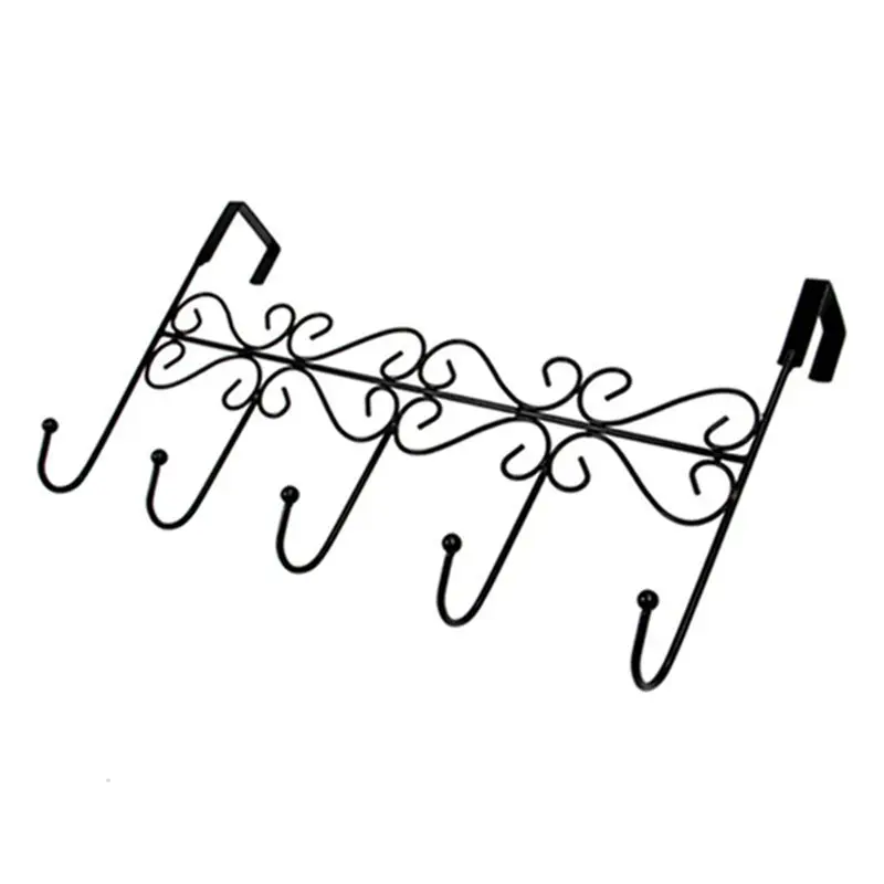 

5 door hooks Door wardrobe Coat rack Hook strip Wall mounted wardrobe Clothes hooks