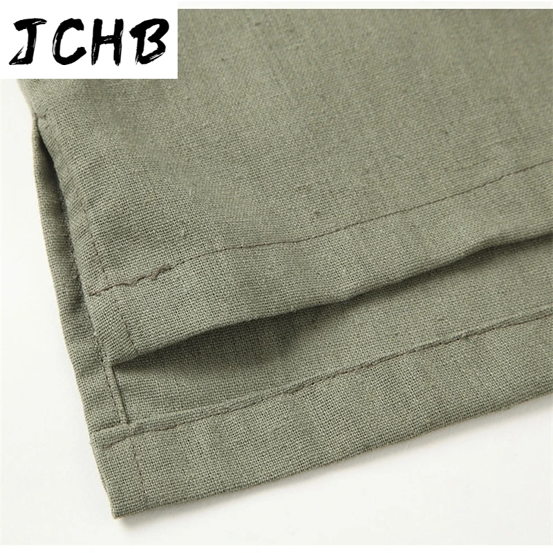 

fashion Asian mens pullover shirt for summer long sleeve linen shirts collarless shirt men camisas manga comprida S-3XL F040