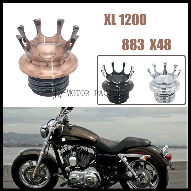 

Алюминиевая крышка для топливного бака мотоцикла CNC для Harley 883 XL 1200 X48 Dyna