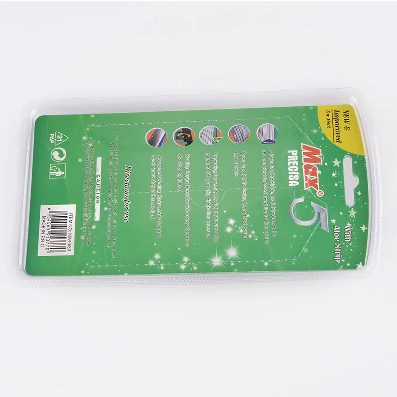 3 шт. острое удаление волос для тела Бритва мужчин и женщин 5 слоев карандаш бритья