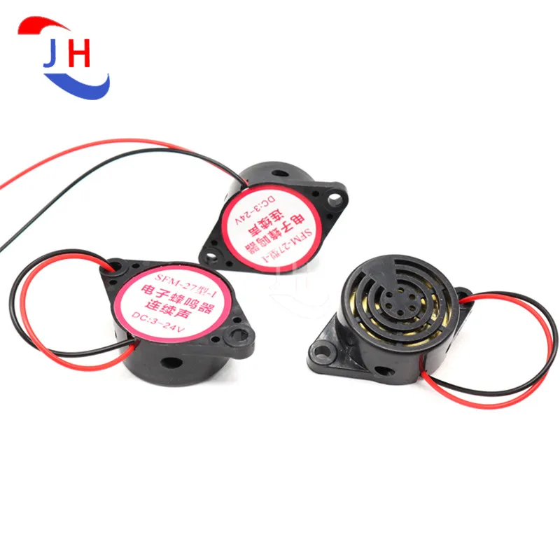 

1PCS SFM-27 Active Buzzer High-decibel Electronic Buzzer Beep Alarm Intermittent / Continuous For Arduino Buzzer 3-24V 12V 95DB
