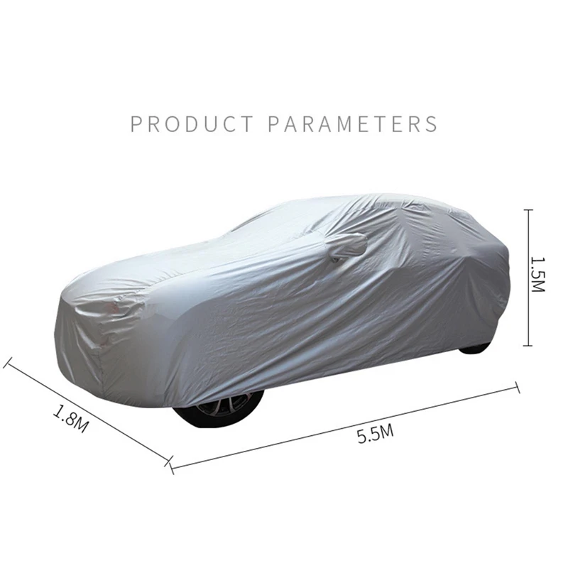 

Universal Car Cover Rain Snow DustProof Waterproof UV Protection Car Protector Covers Outdoor Sun Reflective Auto Full Covers