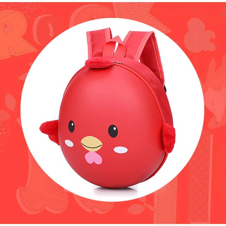 Милая курица рюкзак для малышей Детский яичный жесткий чехол сумка Школьный рюкзак для мальчиков и девочек