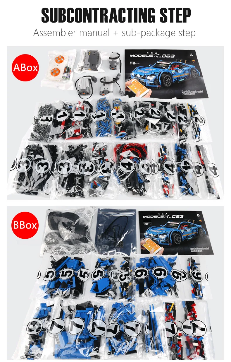 Yeshin 20005 DHL Technic автомобиль совместим с MOC-6687 AMG комплект гоночных автомобилей строительные блоки кирпичи приложение RC модель автомобиля детская игрушка
