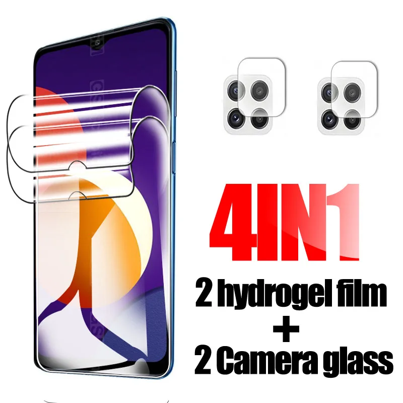

Hydrogel Film For Samsung Galaxy M12 M02 M32 M42 M62 4Pcs Screen Protector For Samsung A02 A12 A22 A32 A42 A52 A72 F41 F62 Film