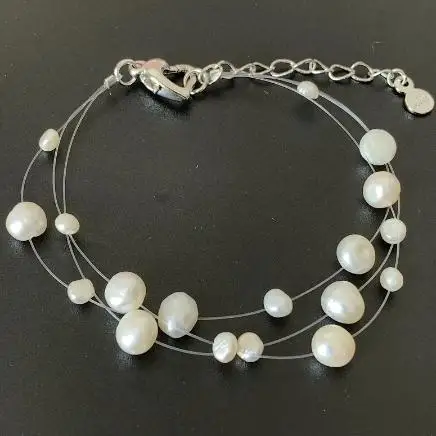 Любимый натуральный пресноводный жемчуг браслет для женщин на день рождения