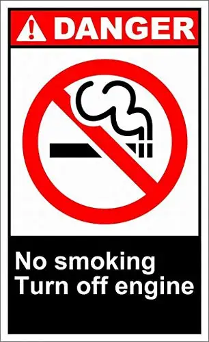 Предупреждение ительный знак «не курить», выключение двигателя, опасность OSHA/ANSI знак безопасности, жестяной знак 12x16 Предупреждение ительный знак «не курить», выключение двигателя, опасность OSHA/ANSI знак безопасности, жестяной знак 12x16