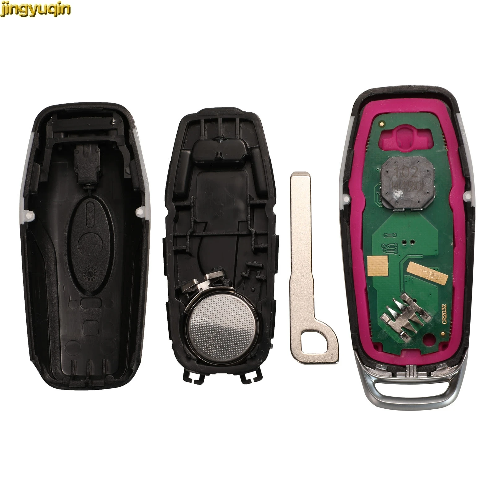 Умный Автомобильный ключ Jingyuqin ID49 434/868 МГц для Ford Edge Focus Fusion Mondeo Explorer Mustang Kuka S-Max Galaxy