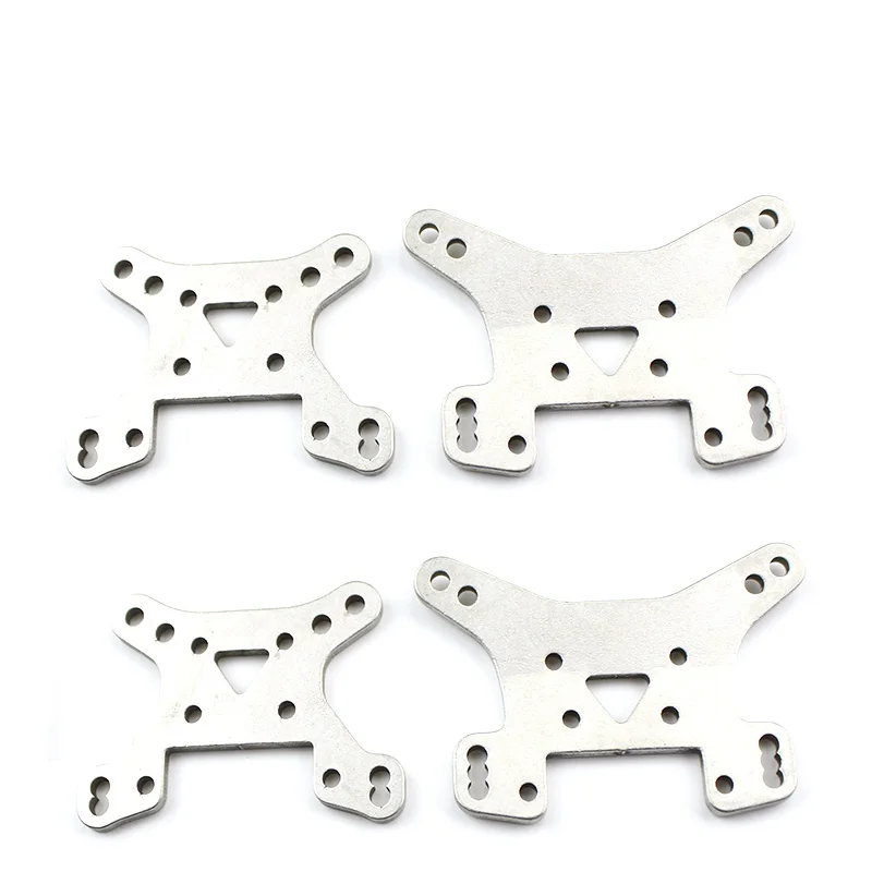 

144001 part 2Pcs Front 2Pcs Rear Shock Tower Board Set Replacement Accessories Parts Fit for 144001 1/14 4WD Electric RC Car