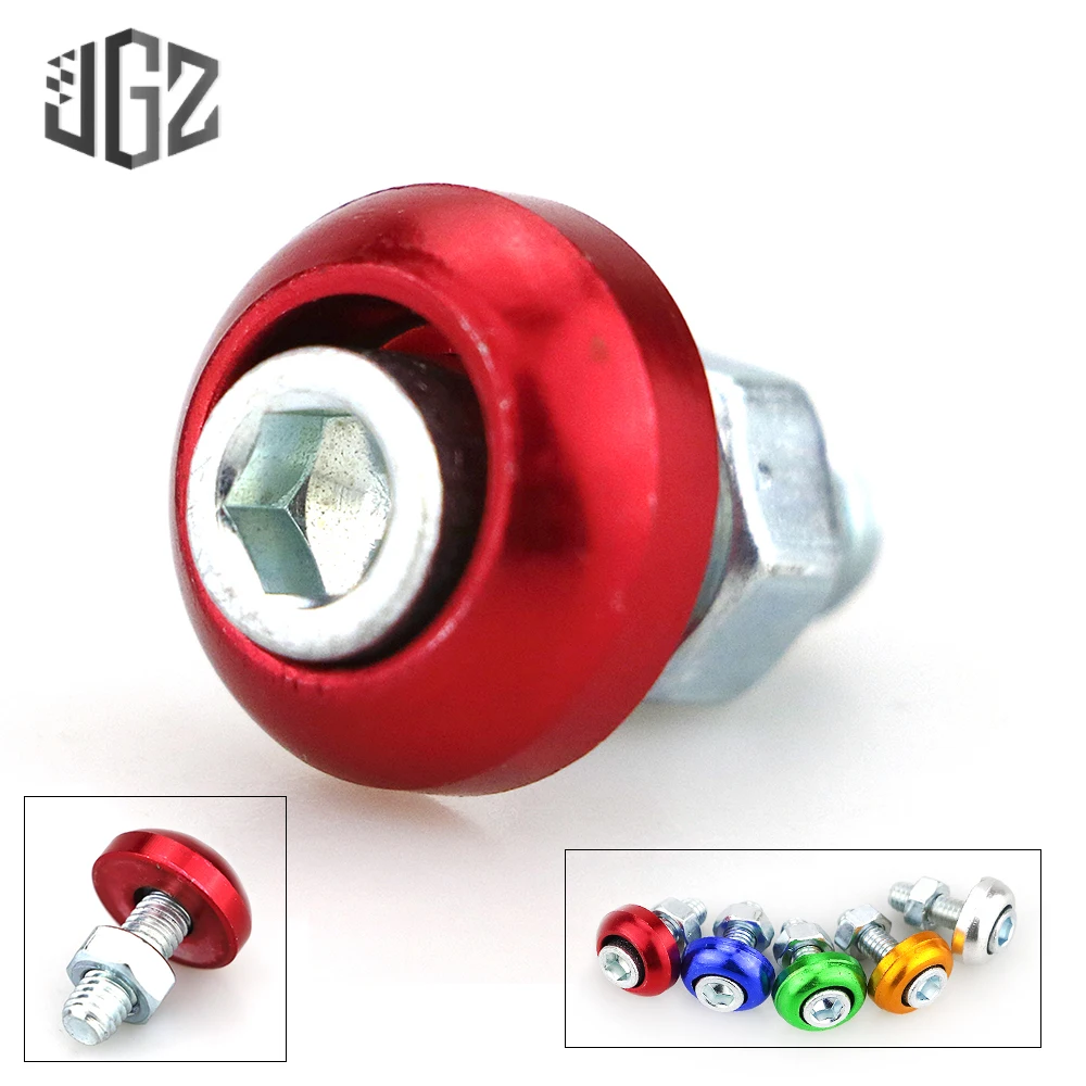 10 шт. мотоцикл 6 мм Универсальный алюминиевый болт для номерного знака Винты