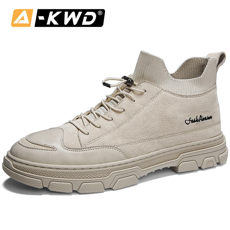 

Fashion Simple Foot Wear for Men High Top Man Shoe Breath Socks Boots Man Shoose Chaussures Homme Men Sneakers Casual Work Shoes