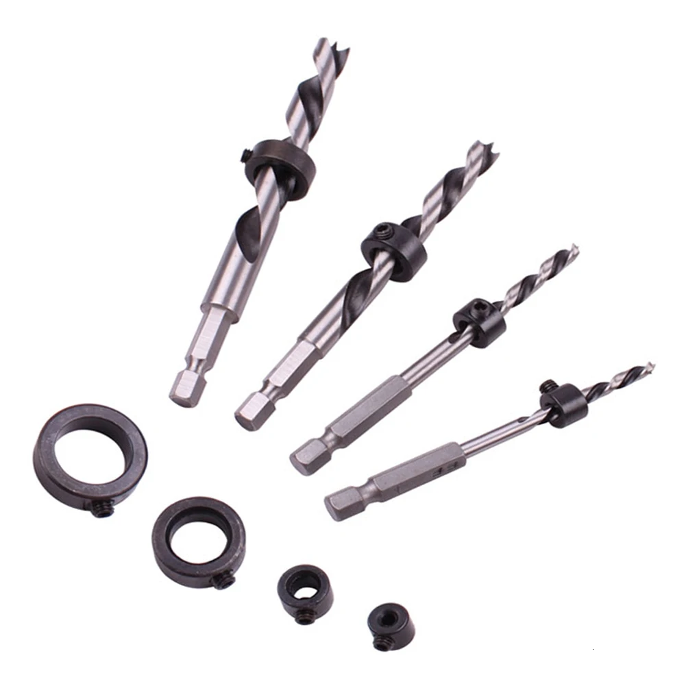 Буровой локатор для деревообработки 8 шт./компл. 3 16 мм|Сверла| |