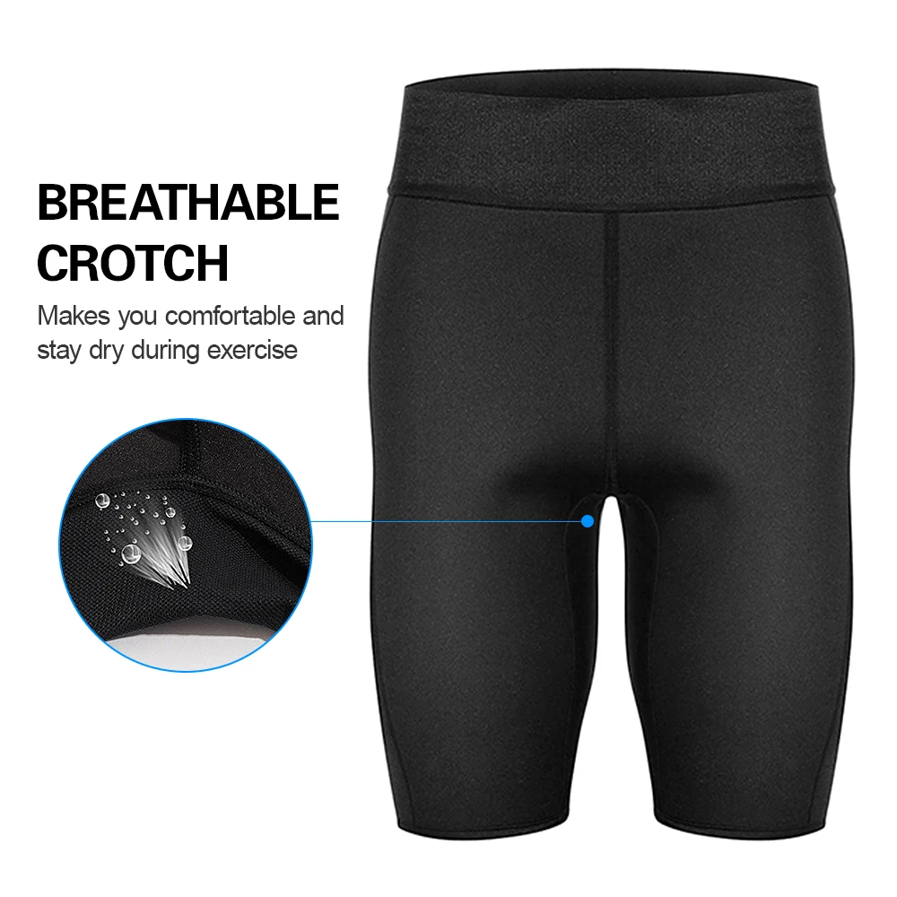 Спортивные штаны мужские Корректирующие шорты для сауны утягивающие