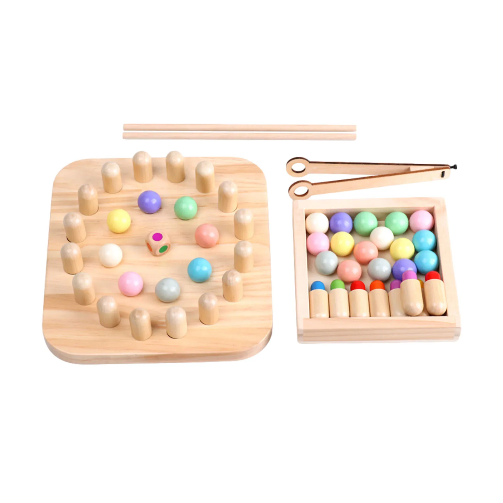 

Kids Wooden Montessori Toys Hands Brain Training Clip Beads Puzzle Board Math Game Baby Early Educational Toys For Children