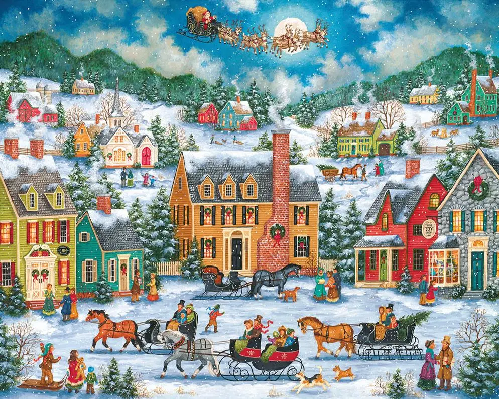 Вышивка в стиле снега наборы для вышивки крестиком рукоделие 14 ct DMC цвет сделай