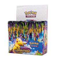 324pcs pokemon card tcg sword shield vivid voltage trading card game booster box toys shining collection cards kids gift