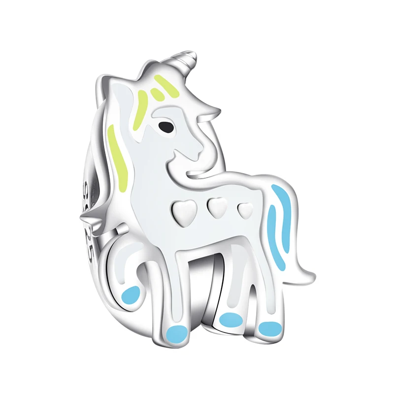 Лидер продаж Красивая миф Единорог Licorne 925 пробы серебряные разделяющие