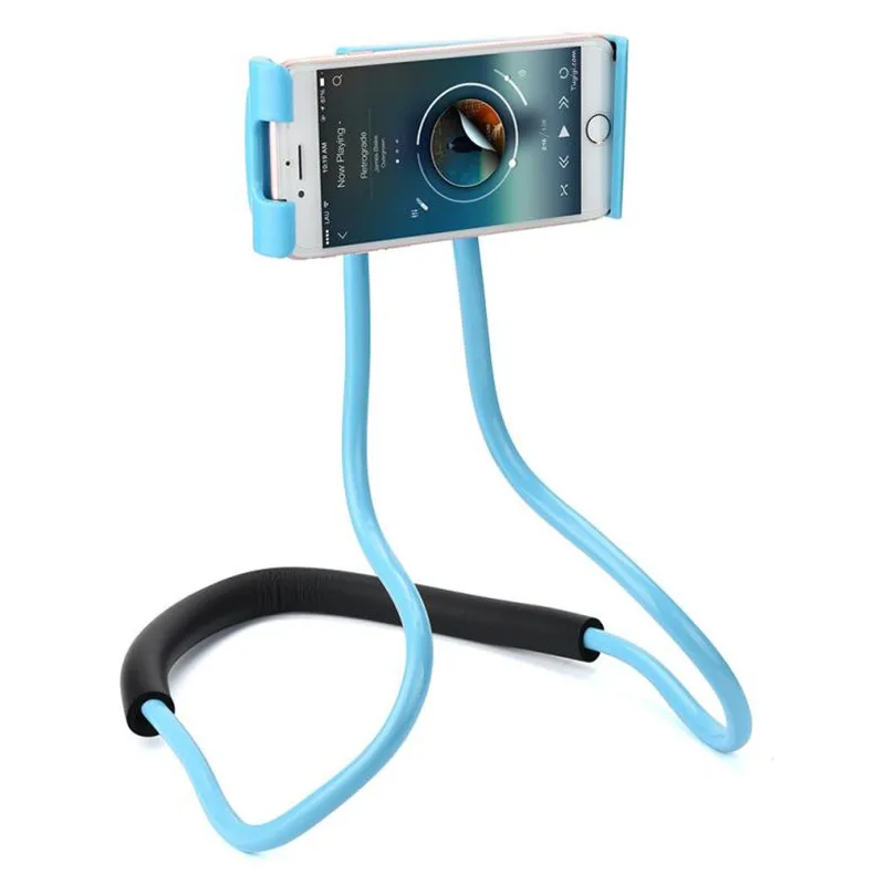 New Universal Lazy Bracket Phone Selfie Holder Snake-like Neck Bed Mount Anti-skid 360 Degree Rotation Flexible Stand New