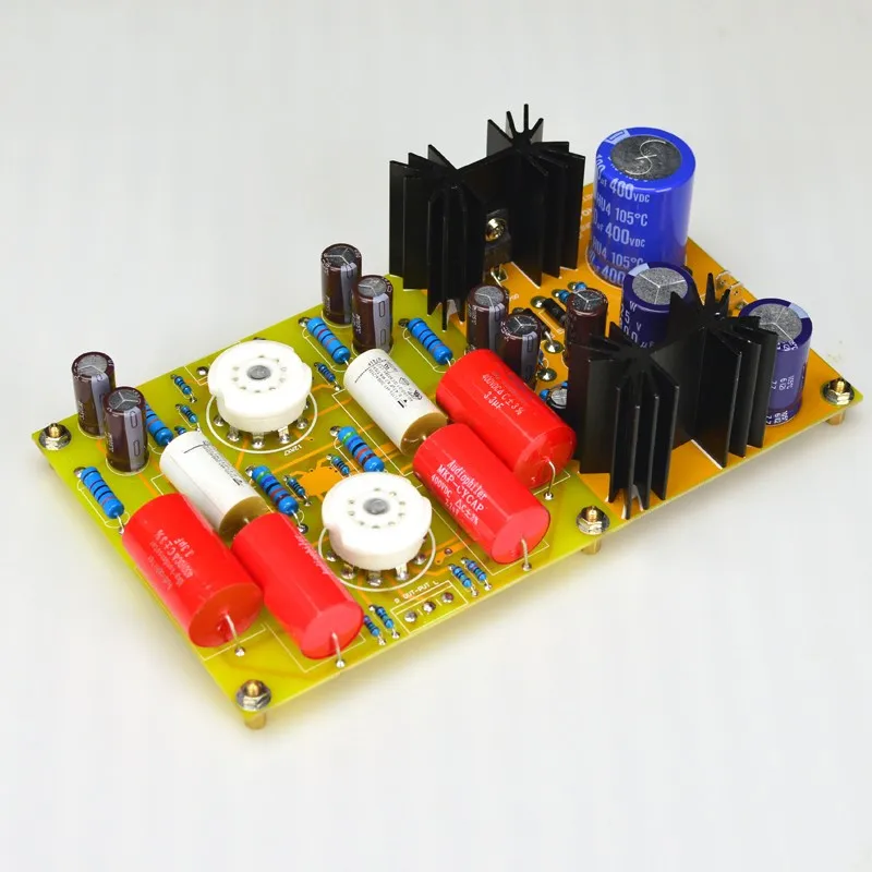 

PRT-06A 12AX7 +12AT7 Tube preamplifier board / kit / Pcb base on MATISSE preamp