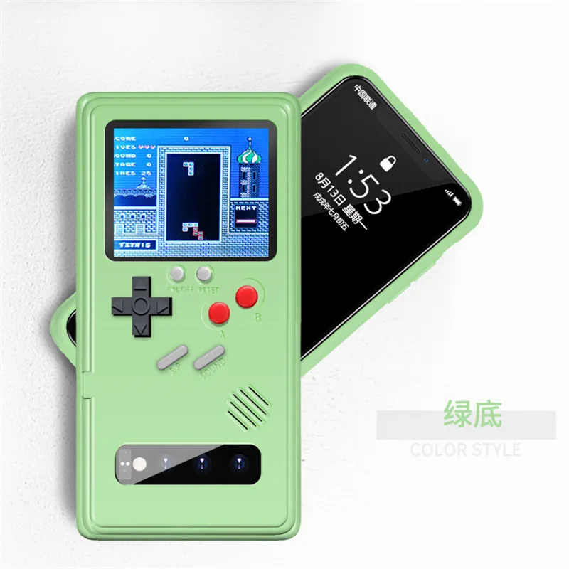 For Samsung Galaxy S10/S10 plus Retro Game Case Full Color Display Cover Note 10 Console Protection coque |