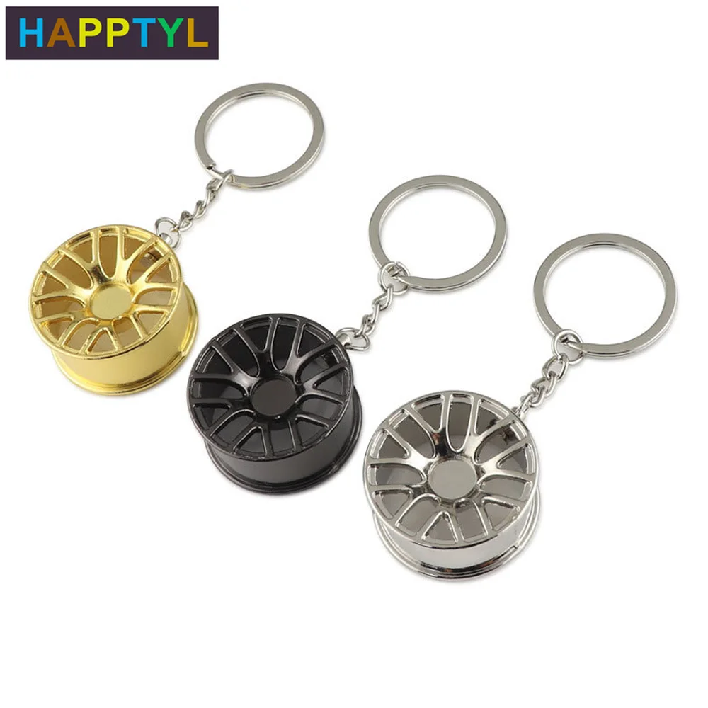 HAPPTYL 1 шт металлический брелок Chian модный автомобильный для ключей кольца брелоки