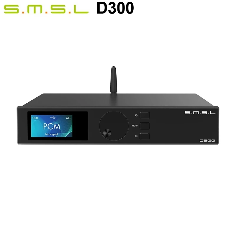 SMSL D300 Bluetooth 5,0 декодер DAC ROHM BD34301EKV чип XMOS DSD512 PCM768KHZ LDAC декодер с дистанционным управлением XLR/RCA выход
