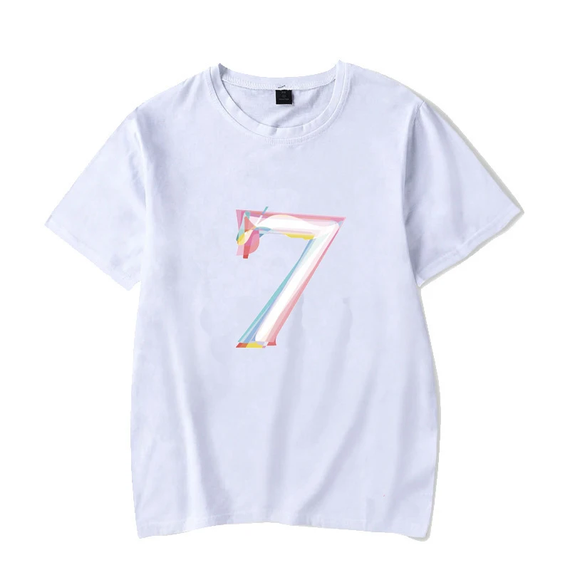 

Футболка для мальчиков Kpop Bangtan, модный альбом с надписью Map of the Soul 7, с коротким рукавом, для любителей коллекции, Kpop bangtan, новое поступление