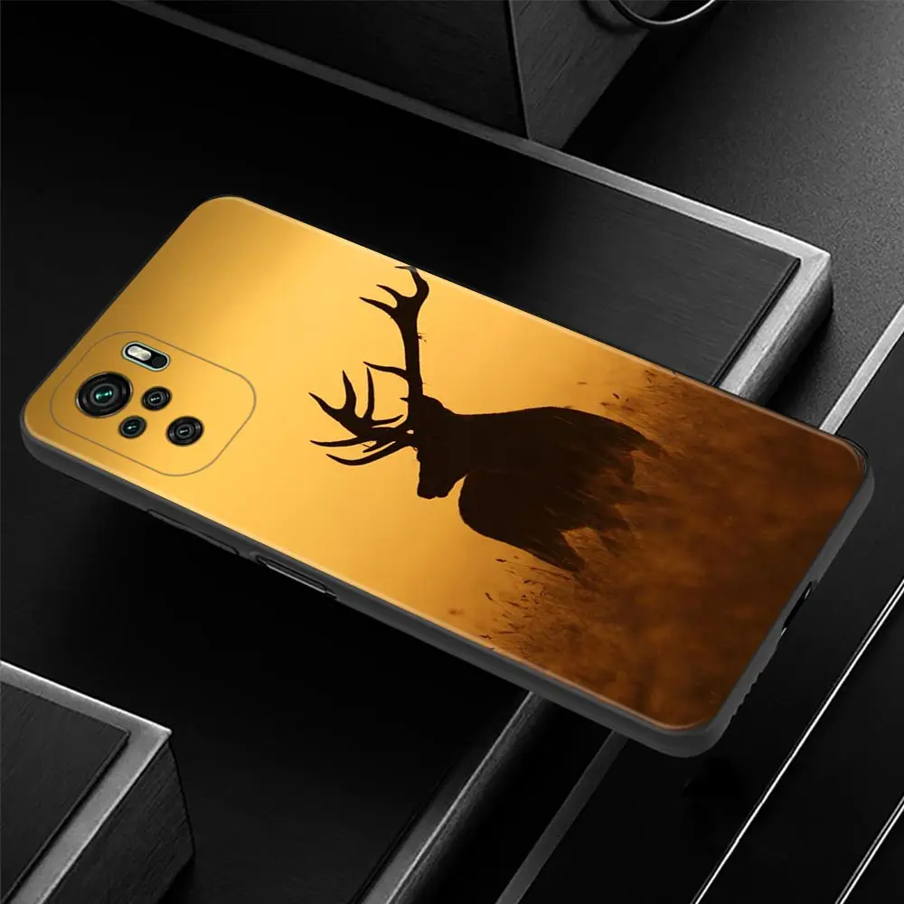 Deer Hunting Camo Soft Funda for Redmi K40 Plus 9A 9C 9T Coque Phone case For Redmi Note 10 Pro Max 9 9s 9t 8t 7 Cover
