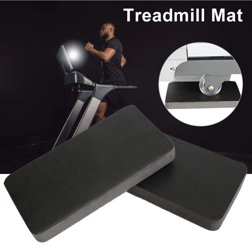 

6Pcs Treadmill Mat Exercise Accessories Workout Shock Absorbing Cushion Sound Insulation Professional Gym Home Non-Slip