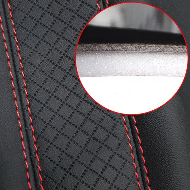 2/1 Pcs Car PU Leather Safety Belt Shoulder Cover Breathable Protection Padding Seat Pad Auto Interior Accessories | Автомобили и