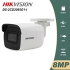 Hikvision 8MP 20fps цилиндрическая сетевая IP-камера видеонаблюдения оригинальная фотокамера с питанием от Darkfighter H.265 + POE WDR слот для SD-карты