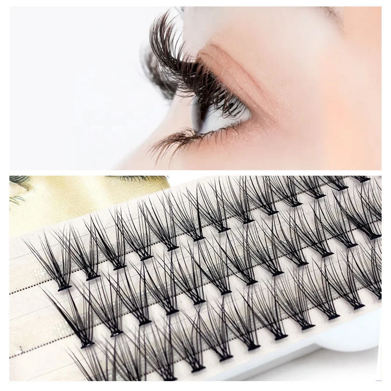 

20P 8-12MM Dense Fake Individual Lashes Beauty Tools False Eyelashes Extension Supplies Box Package Korean Makeup Set Wholesale