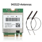 Hackintosh MacOS BCM94352Z DW1560 беспроводная Wifi карта 867 Мбитс Bluetooth 4,0 двухдиапазонный 2,4G5G NGFF M.2 Wifi Wlan адаптер 802.11ac