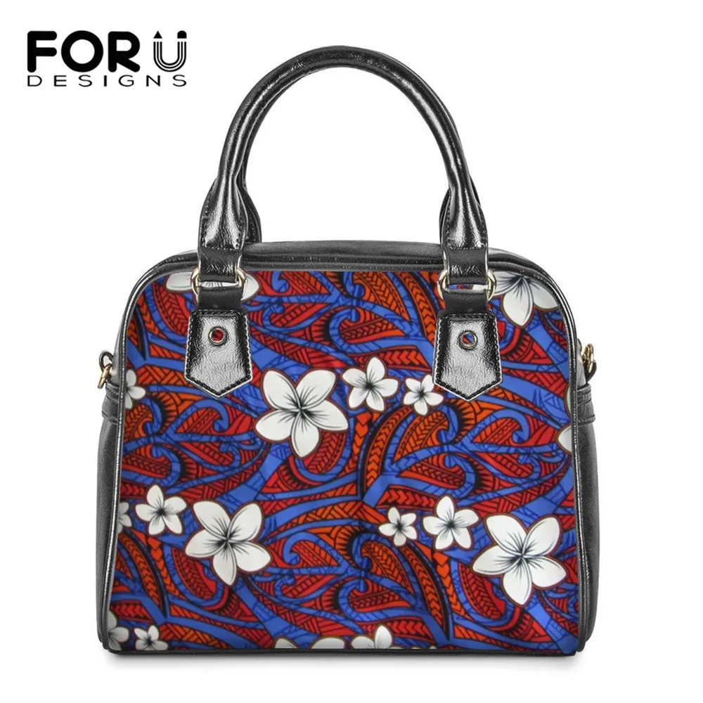 

Кожаные сумки на плечо FORUDESIGNS для женщин, модные повседневные клатчи с Полинезийским принтом маори для девочек, сумка-Кроссбоди для женщин