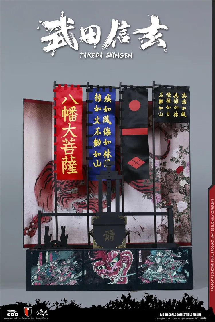 Коллекционный SE039 1/6 масштаб сплав литья под давлением Takeda Shingen воюющие Штаты период японский самурайский солдат полный набор фигурка
