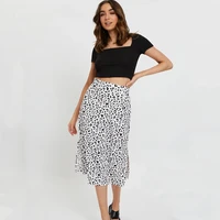 2022 sexy leopard wrap skirt print chiffon split skirt casual women skirt fashion long skirts for women spring summer clothes
