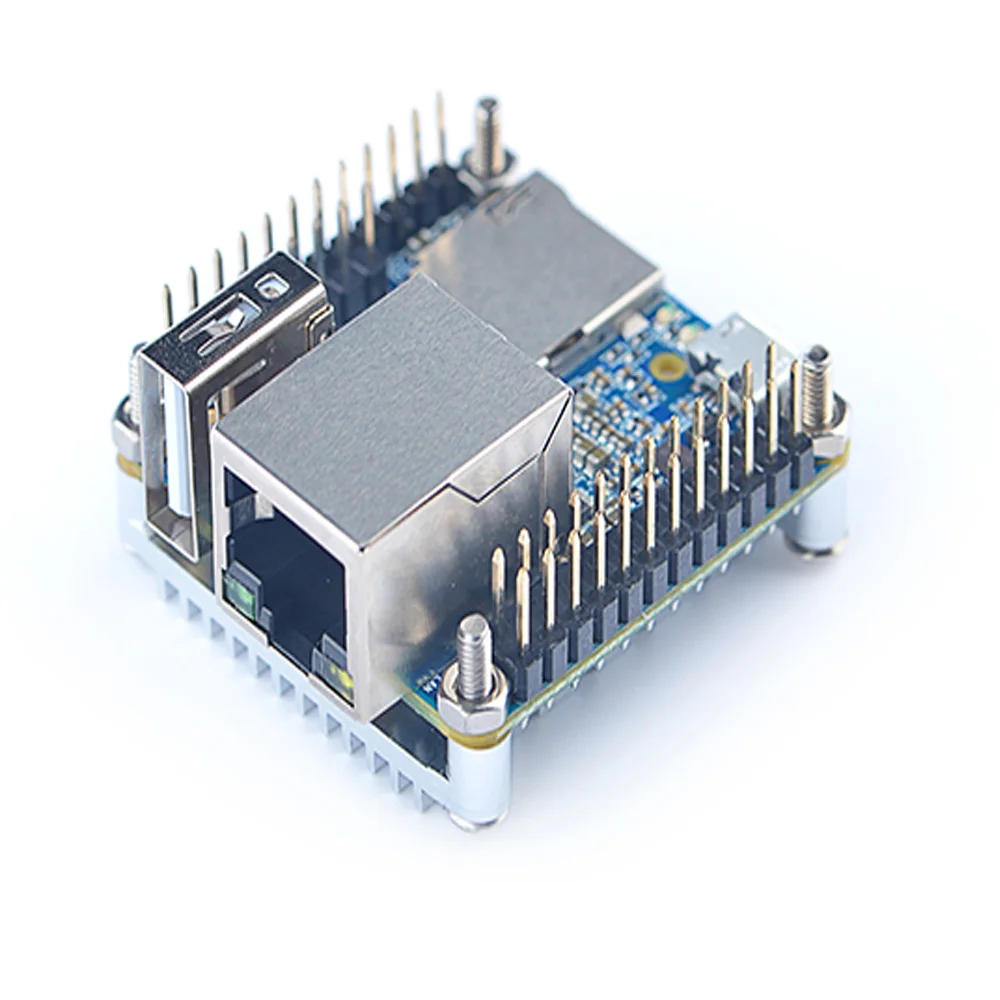 Макетная плата NanoPi NEO2 Allwinner H5 64 бит 4 ядерный процессор A53 Gigabit Ethernet встроенный