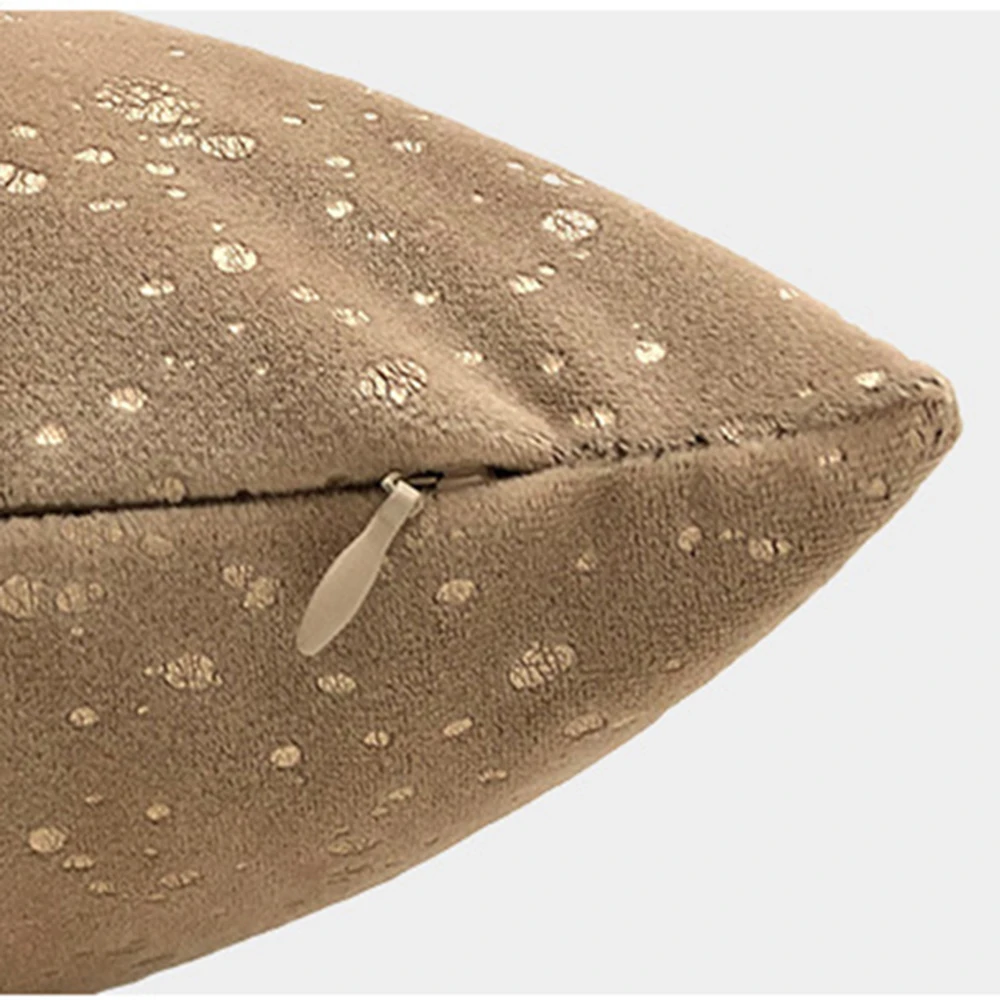 

ADOREHOUSE Golden Spots Cushion Cover Soft Polyester Pillow Cover Washable Living Room Bedroom Decorative Pillowcases Home Decor