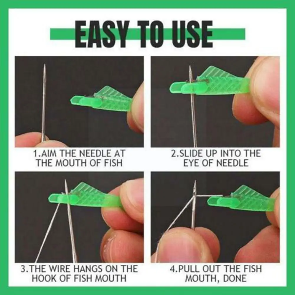 

1pc Sewing Machine Quick Threader Small Fish Needle Threader Accessories Sewing Fast DIY Sewing Threader Tool S2Q7