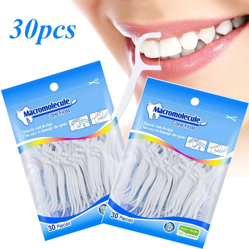 

Teeth Picks Beauty Interdental Brush Oral Care Disposable Dental Floss Tooth Stick For Oral Care Gum And Teeth Cleaning