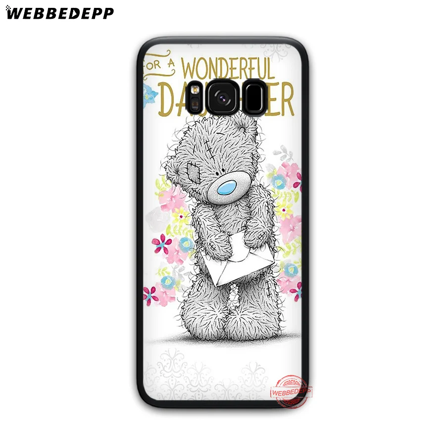 WEBBEDEPP Tatty Teddy Me To You Bear Мягкий чехол для Samsung J4 J6 Prime Plus J8 2018 J7 Dou A20E A70S A51 A71 A81 A91 |