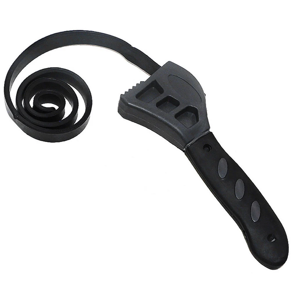 Car Repair Tools Multitool Universal Wrench Black Rubber Strap Adjustable Spanner For Any Shape Opener Hand Tool 21*2.7*1.5cm |
