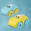 Children Bath Water Playing Toys ABS Clockwork Car Cartoon Vehicle Baby Bath Toy Kids Gift Amphibious Cars Bathroom Floating Toy 1